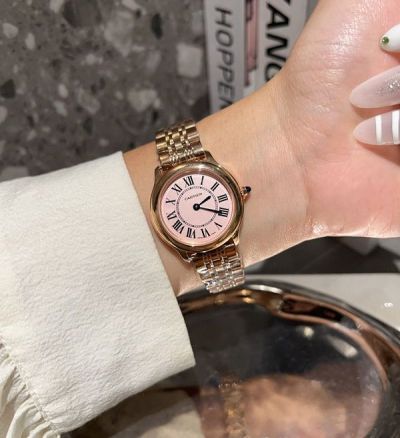 Cartier Ronde Must  Quartz Movement 29/36MM Stainless Steel Women Watch